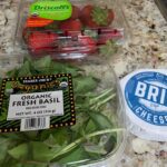 Strawberry, Basil & Brie Ingredients